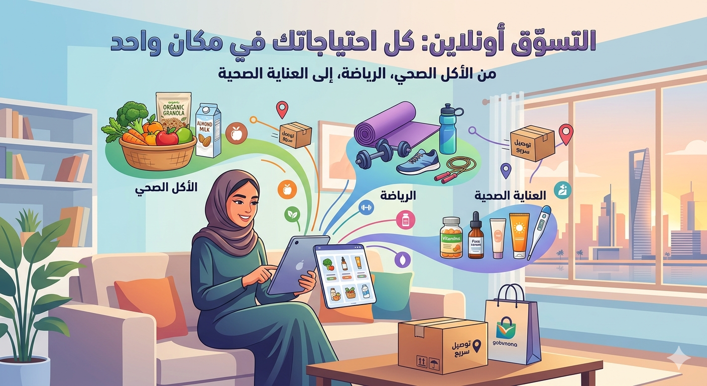 التسوق أونلاين: كيف أصبح الإنترنت يوفر لك كل ما تحتاجه من الأكل الصحي إلى الرياضة والعناية الصحية